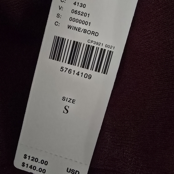 NWT Anthropologie Elyse Slip Dress Wine Burgandy Small - Picture 4 of 5